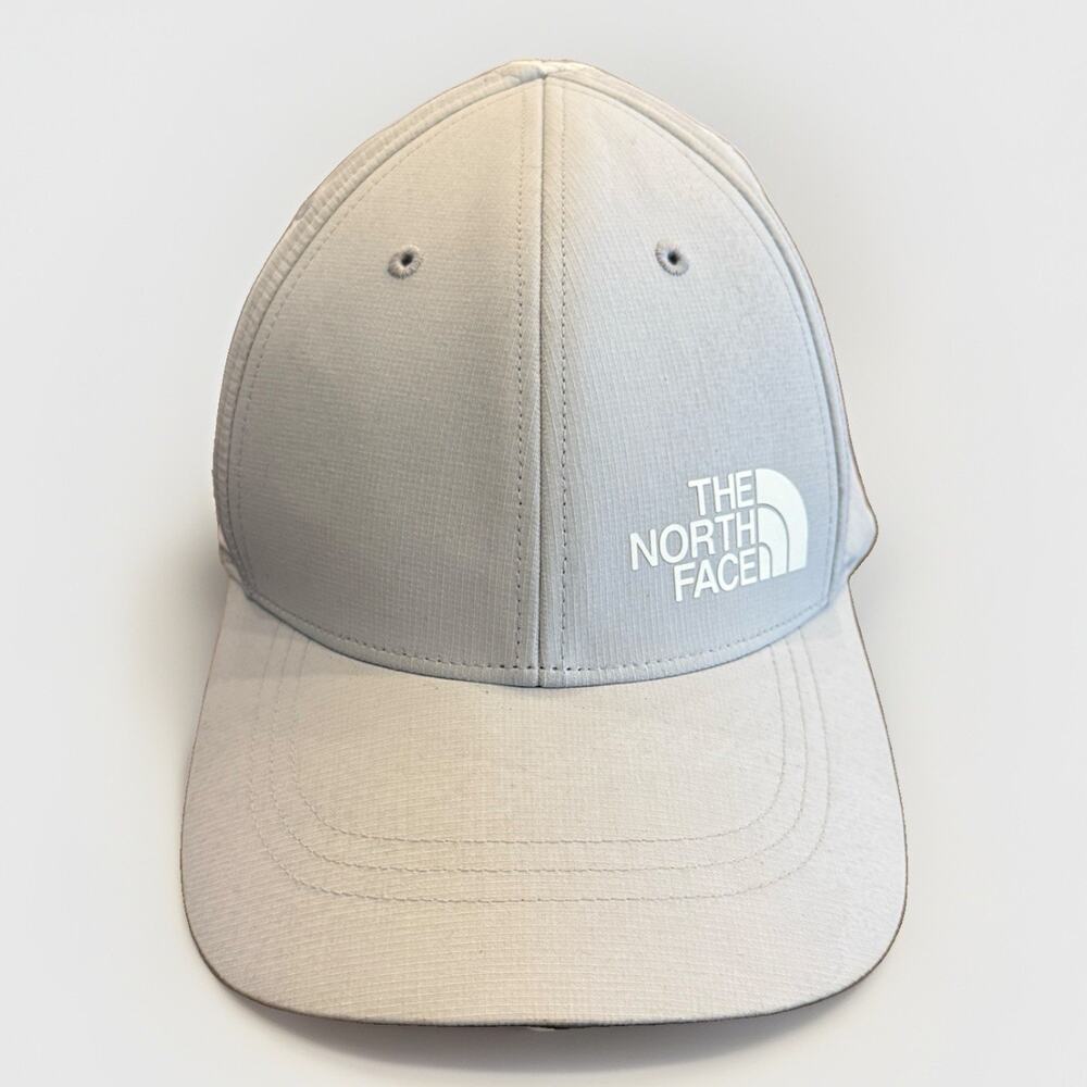 The North Face Womens Gray White Horizon Breathable Fitted Hat Size L/XL